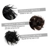 FOMIYES 2pcs Messy Bun Hair Curly Synthetic Chignon Extensions for