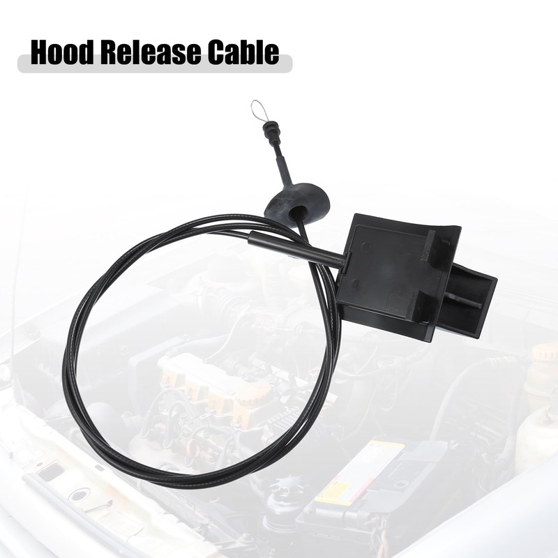 X AUTOHAUX Front Hood Latch Release Cable Fit for Ford