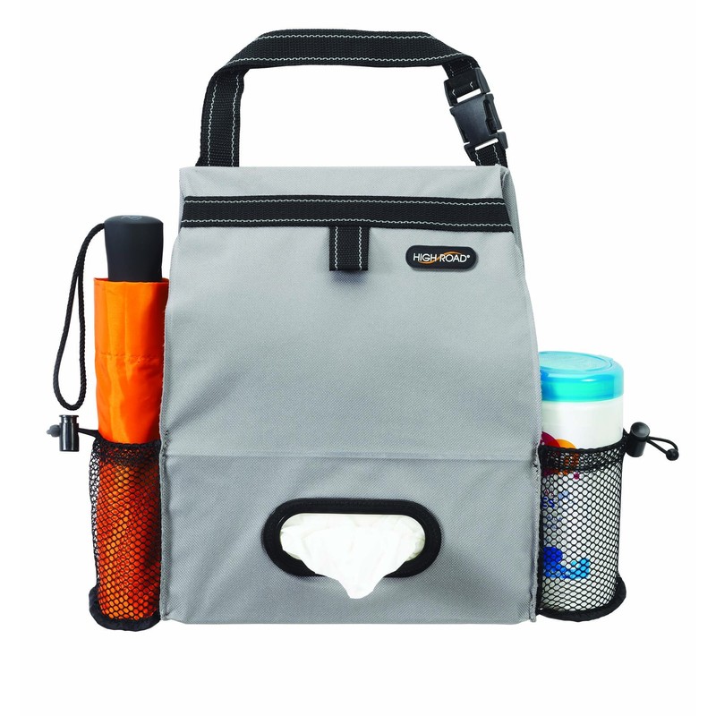 High Road Car Back Seat Trash Bag with Tissue Holder