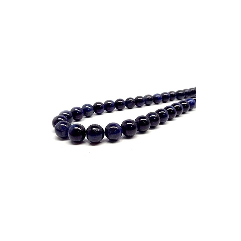 Natural Stone Necklace, Blue Tiger Eye, Tiger Eye Stone, AAAAA