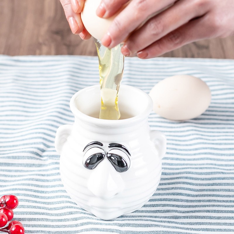 Egg Separator Funny Snot Nose Easy Operation Durable Ceramic Time