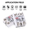 MYSWEETY 3PCS SSR-40DA Solid State Relay Single Phase Semi-Conductor Relay