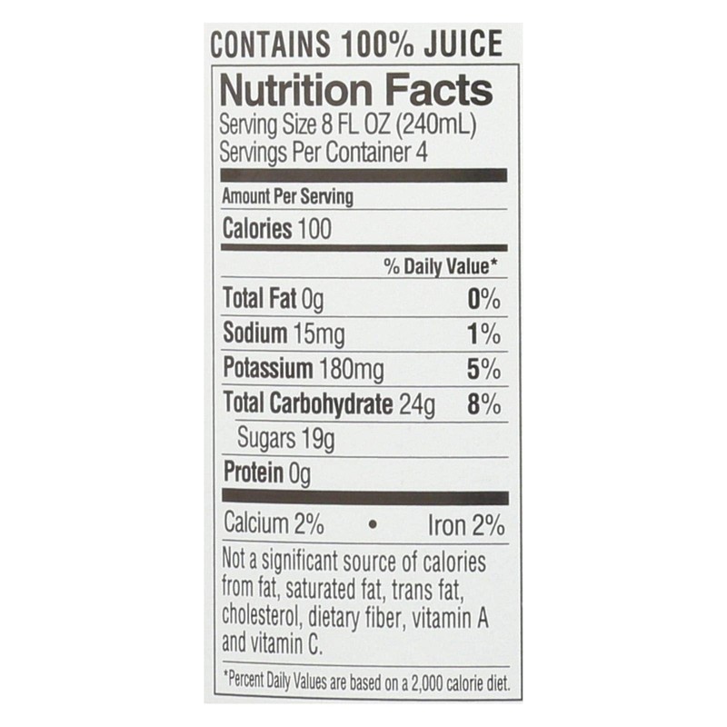 Just Blueberry Juice, 32 Fl Oz (Pack of 6)