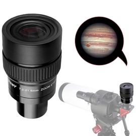 SVBONY SV191 Zoom Eyepiece 7.2-21.6mm 1.25" Super Wide Angle FMC Coated 7 Element Construction for Telescopes