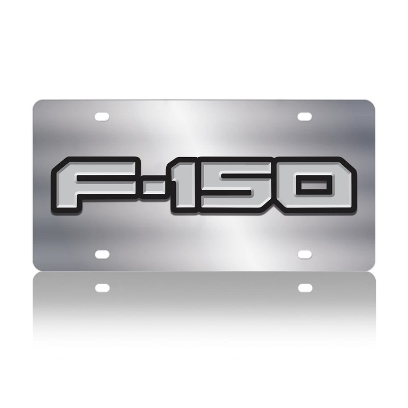 Ford F-150 Badge Stainless Steel License Plate