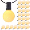 NIOSTA 25 Pack G40 Replacement Bulbs,5W 120V Incandescent Glass Bulbs,for