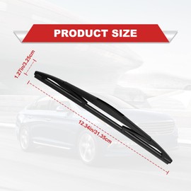 12"Wiper Blade Rear - 12 inch(12-B) Back Windshield Rear Wiper Replacement for Honda CRV 2017-2022 Element 2003-2011/Armada 2005-2022 Pathfinder 2004-2012 Murano 2009-2021