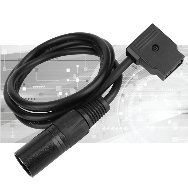 D tAP Female to XLR 4pin Male Adapter Power Cable