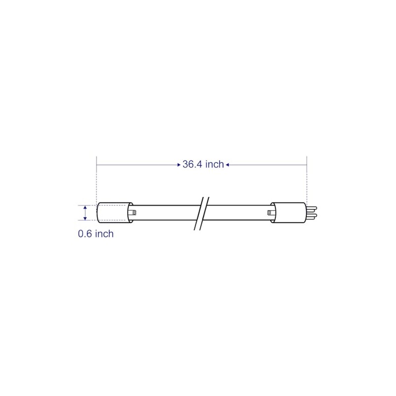 HQUA-OWS-12L 40W UV Bulb for OWS 12 GPM System, 4