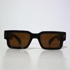 Stylish Thick Frame Square Sunglasses Unisex Black Tortoiseshell Trendy Cat