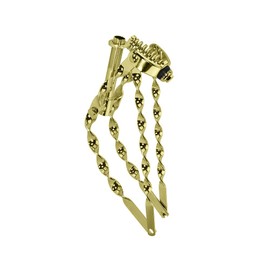 Lowrider Bike 16 Bent Flat Twisted Spring Fork 1 Inch Gold.