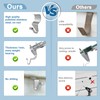 HONSNKS Vinyl Siding Hooks Hanger, Heavy Duty Stainless Steel Low