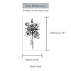 Oottati 2 Sheet Steampunk Compass Small Tiny Temporary Tattoo for