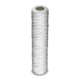 WK wkcartfil10 fa filter cartridge 50 micron 10 inch wire wound, white, 10 inch x 1 pezzo