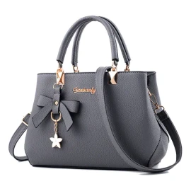 Exquisito Bolso Cruzado De Moda De Gran Capacidad Para Mujer Color Gris NINZI FXW099