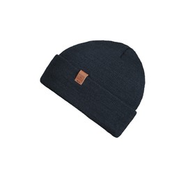 Bickley + Mitchell Cuffed Knit Beanie Navy, One Size