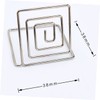 CAXUSD 20pcs Square Memo Holders for Wedding Banquet Elegant Place