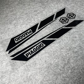 Langersun Car Styling and Decals Automobile Exterior Stickers or Piaggio Vespa GTS GTV LX LXV Primavera 125 150 200 250 300 1Set (32cmx5cm, Black)
