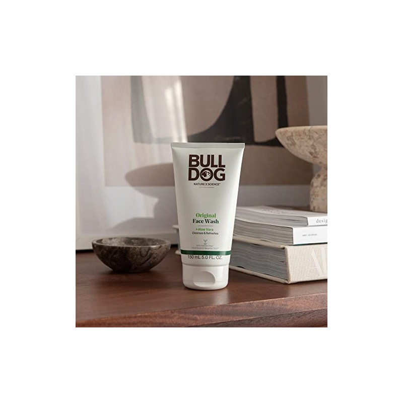 Bulldog Mens Skincare and Grooming Original Face Wash, 5 Ounce