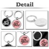 White Fang AZ375 Keychain, Couple, Humor Message, Gift, Stylish, Men's,
