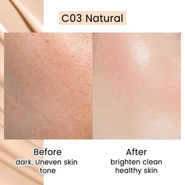 CATKIN Beige Tinted Face Makeup Primer Base Brighten Even Skin Tone Correcting Cream Veil Blur Pores Oil Control Infused with Hyaluronic acid Light Make up for All Skin