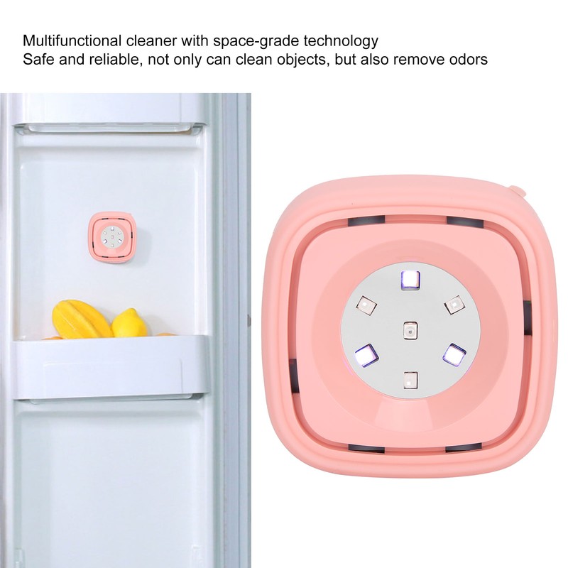 Pink UVC Cleaner Portable LED Light Ultraviolet Cleaning Lamp for
