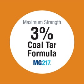 MG217 Dandruff 3% Coal Tar Dandruff Shampoo, Controls Flaking & Relieves Itchy Scalp - 8 oz Tube