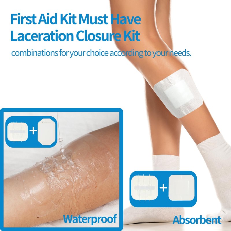Emergency Laceration Closures, Zipstitch Wound Closure Device (2 Set) -
