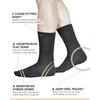 vitsocks Men's Non Elastic Top Soft All-Cotton Socks (3 PAIRS)