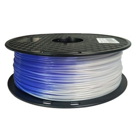 Temperature Color Changing Filament Violet Blue to White PLA Filament 1.75 mm 1KG 3D Printer Filament Color Changing with Temperature 2.2LBS Color Change PLA CC3D