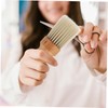 Mikinona Barber Hair Brush Face Cleaning Brush Wooden Handle Professional