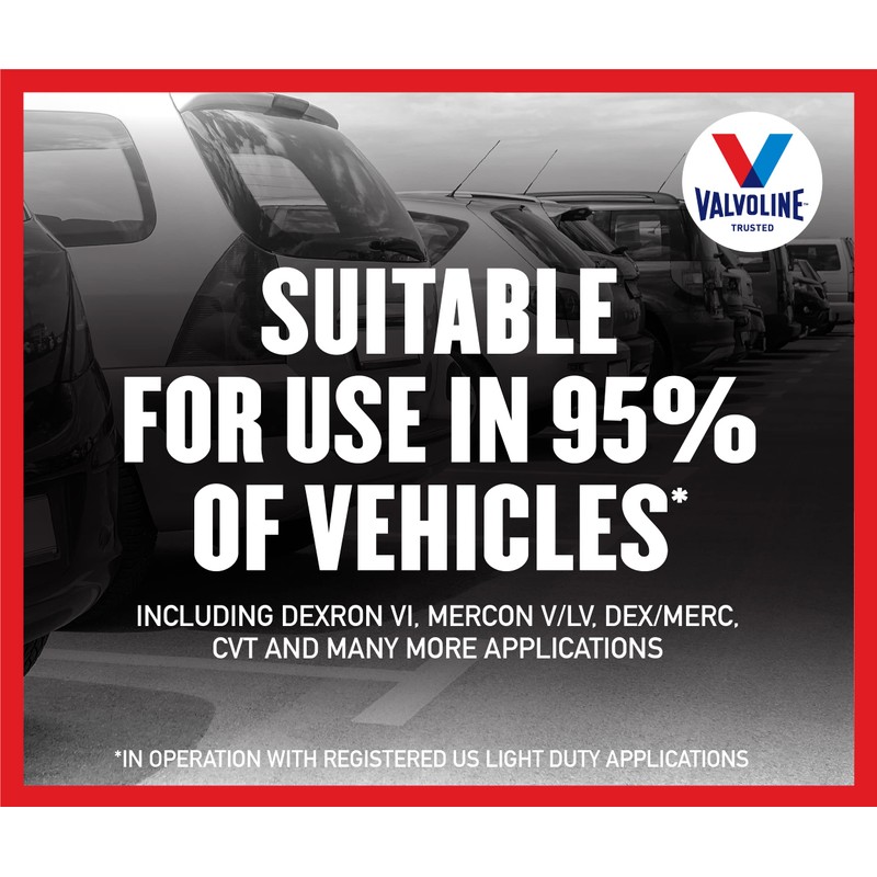 Valvoline Multi-Vehicle ATF Full Synthetic Automatic Transmission Fluid 1 Quart