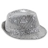 ORLOB Disco Hat With Sequins, Silver