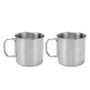 Outdoor Water Cup Foldable Handle Portable 304 Stainless Steel Mug