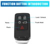 X AUTOHAUX Car Keyless Remote Key Fob Shell Case PG788A
