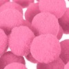 MECCANIXITY Pom Felt Balls Felting Fabric 1.5cm 15mm Pink for