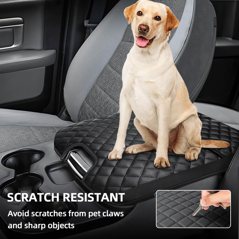 Center Console Cover Compatible with 2013-2018 Dodge Ram 1500 &