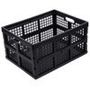 Aebeky Aebeky 3-Pack Plastic Collapsible Storage Crates-30L,Foldable Plastic Crates for