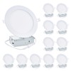 EOSMILE 12 Pack 6 Inch Ultra-Thin LED Recessed Light with