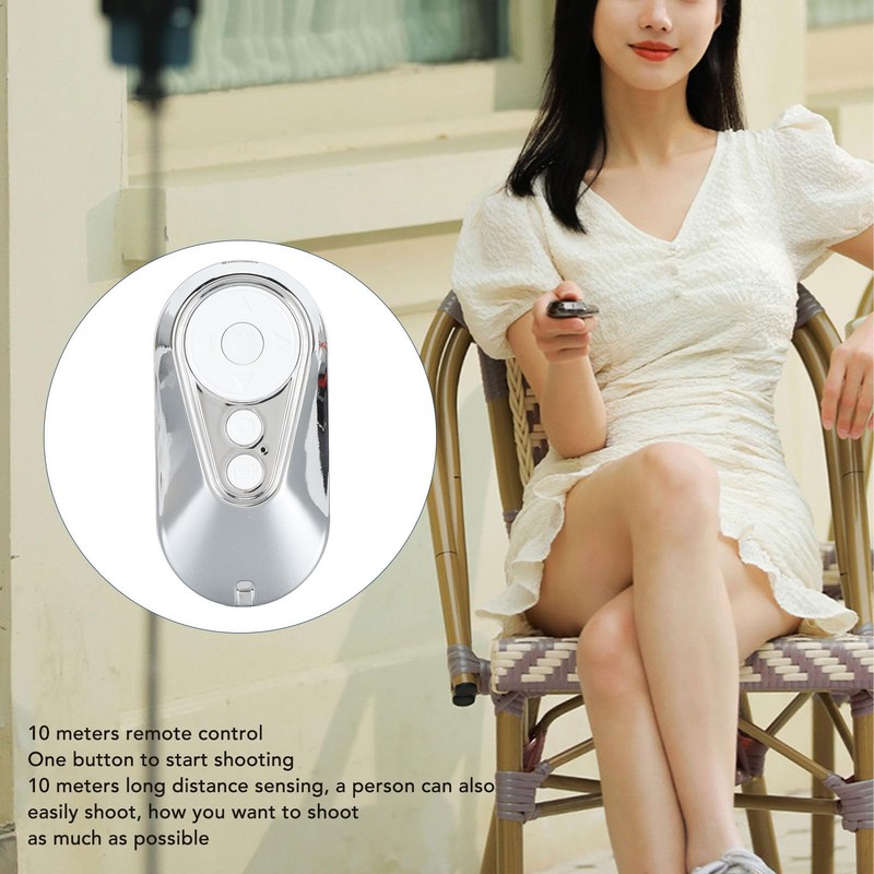 Remote Bluetooth Phone Camera Shutter for iOS & Android, Capture