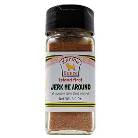 Jerk Me Around | A Premium Blend of Caribbean Seasoning and Spices | No Preservatives, Vegan | Made In Finger Lakes, USA | 3.0 oz