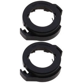 Create idea 2 x HID H7 LED Lamp Socket Adapter Holder Headlight Lamp Holder Clips Black Compatible with Magotan Espace MK3