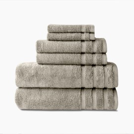 1888 Mills 625 GSM 100% Cotton Towel Set – 6-Piece Luxury Collection, Ultra Soft & Highly Absorbent – 2 Bath Towels, 2 Hand Towels, 2 Washcloths – Quick-Dry & Durable for Spa, Hotel, and Everyday Use