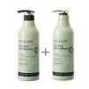 Kkoch-eul-deun-namja 에코퓨어 바이탈라이징 헤어 샴푸 700ml + 컨디셔너 700ml Ecopure Vitalizing Hair Shampoo 700ml + Conditioner 700ml