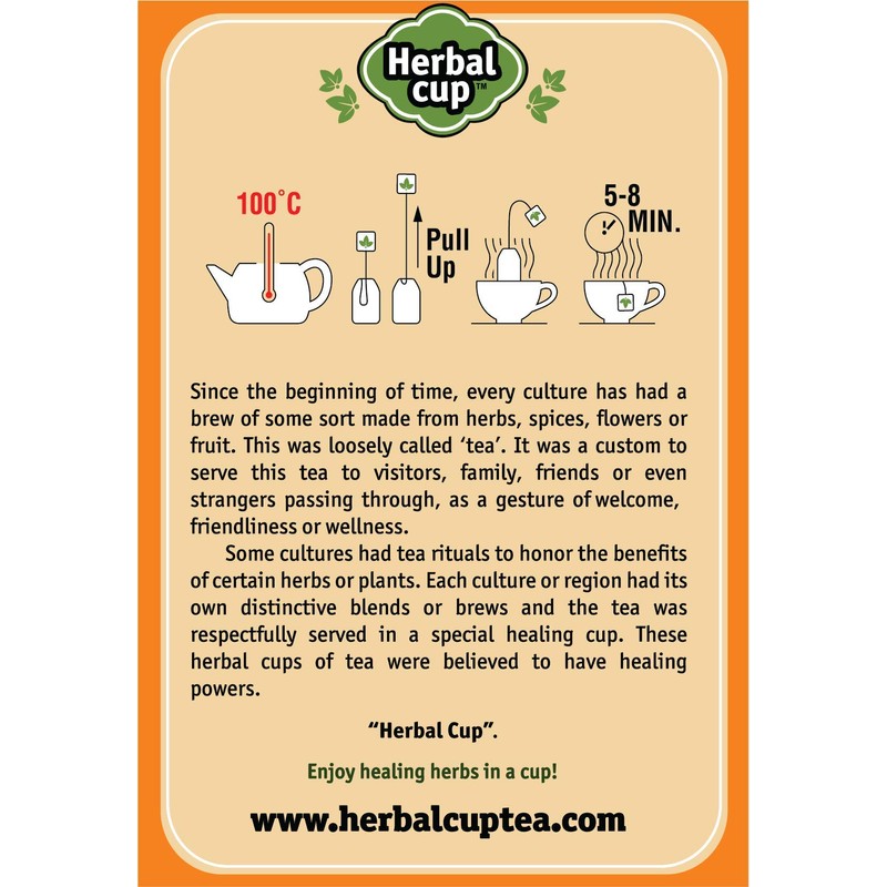 Herbal Cup Ayurveda Turmeric Tea, Organic Cinnamon Moringa, No Caffeine