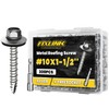 Metal Roofing Screws #10 x 1-1/2", 300 PCS, FIXLINK RUSPERT