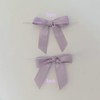Micomon 50pcs 2-1/2" Lavender Satin Ribbon Bows with Twist Ties