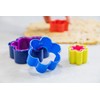 Colourworks Set of Six Plastic Flower Shaped Cookie Cutters