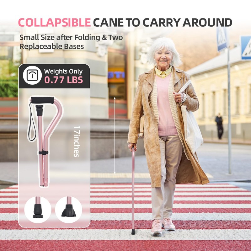 BeneCane Walking Cane for Men & Women Adjustable Cane with
