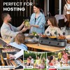 KOOC Triple Slow Cooker Buffet Server and Food Warmer 3x1.5